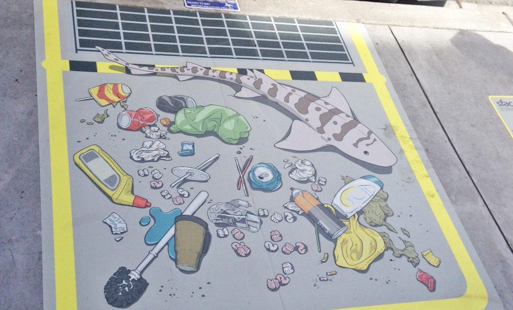 Colorful Messages Raise Awareness of Stormwater Pollution