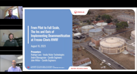 Webinar: From Pilot to Full Scale, the Ins and Outs of Implementing Deammonification at the Fresno-Clovis RWRF
