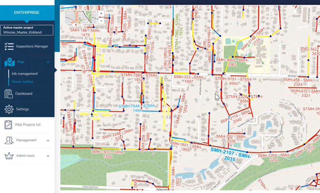 Exploring WinCan-Supported Cloud Mapping