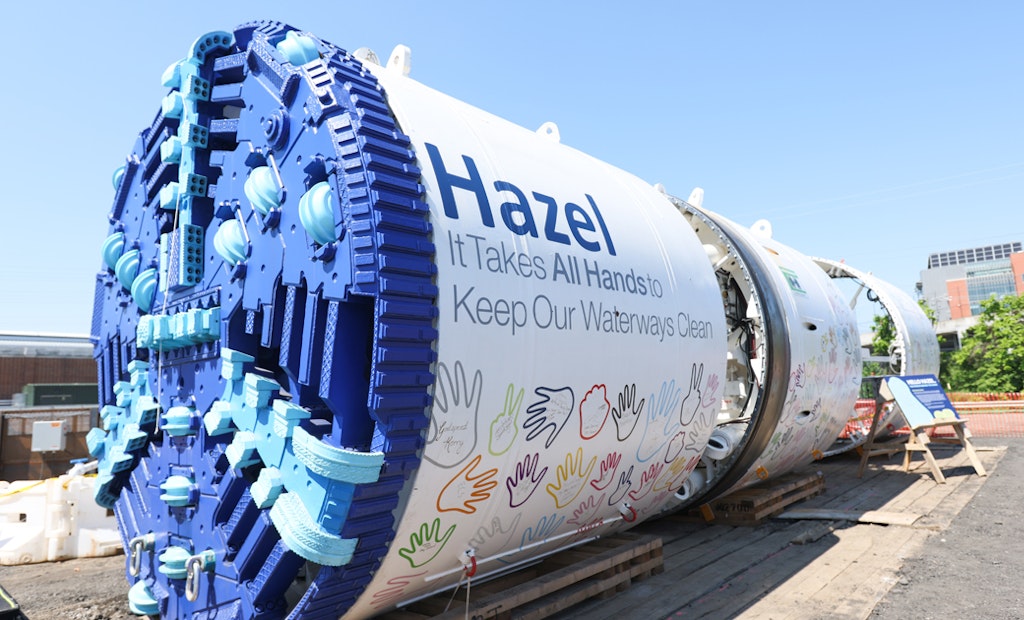 380-Ton Boring Machine Arrives in Virginia to Dig New Waterfront Tunnel