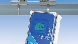 Greyline Instruments clamp-on ultrasonic flowmeter