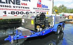 Hot Jet USA trailer-mounted jetter