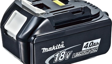 18V Lithium-Ion Batteries Offer Longer Run Time, Faster Charge