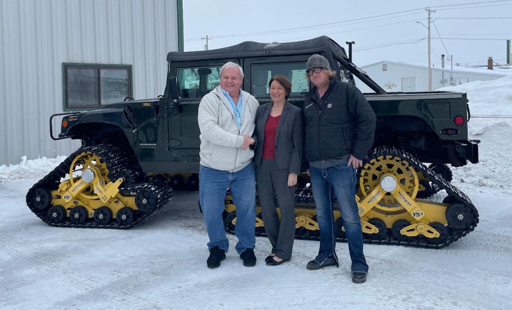 Sen. Klobuchar Visits Mattracks to Discuss Workforce and Company Innovation