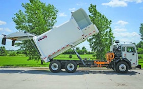 New Way side-loader organics collection truck