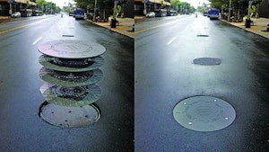 Plate Locks polypropylene manhole cover