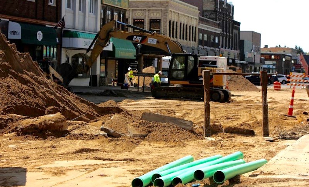 Update: Rhinelander Sewer and Water Project Hits Halfway Point