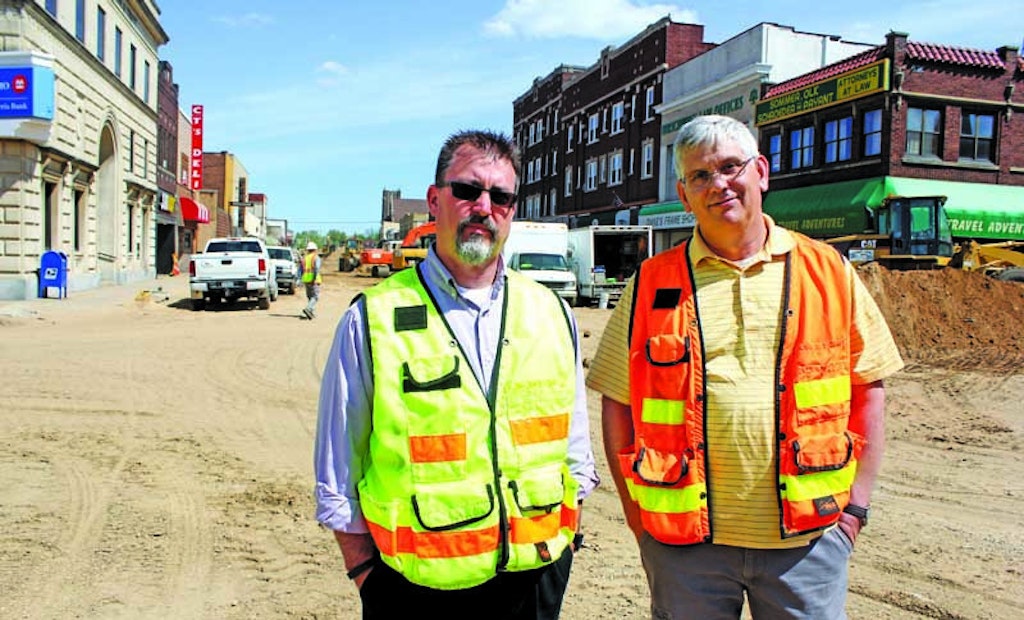 Rebuilding a Downtown’s Infrastructure