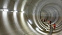 Cyclists Take Unique Ride in London's New 'Super' Sewer