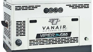 Vanair gas rotary screw air compressor